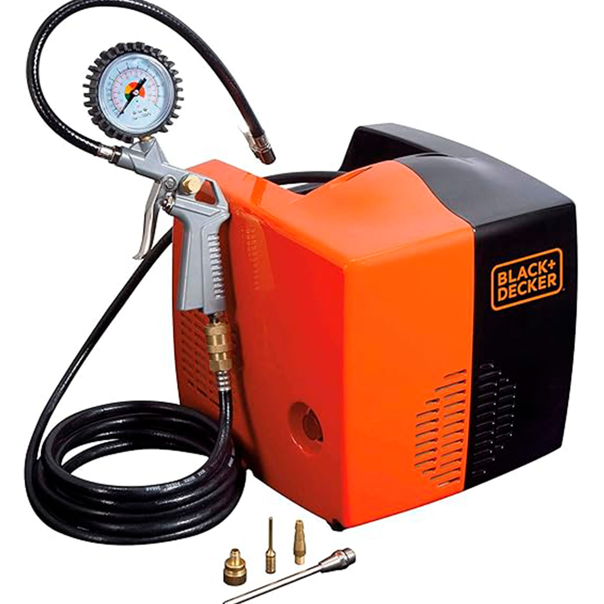 COMPRESOR-1.5HP-1 Compresor cubo sin aceite 1.5HP c/accesorios - Imagen 1